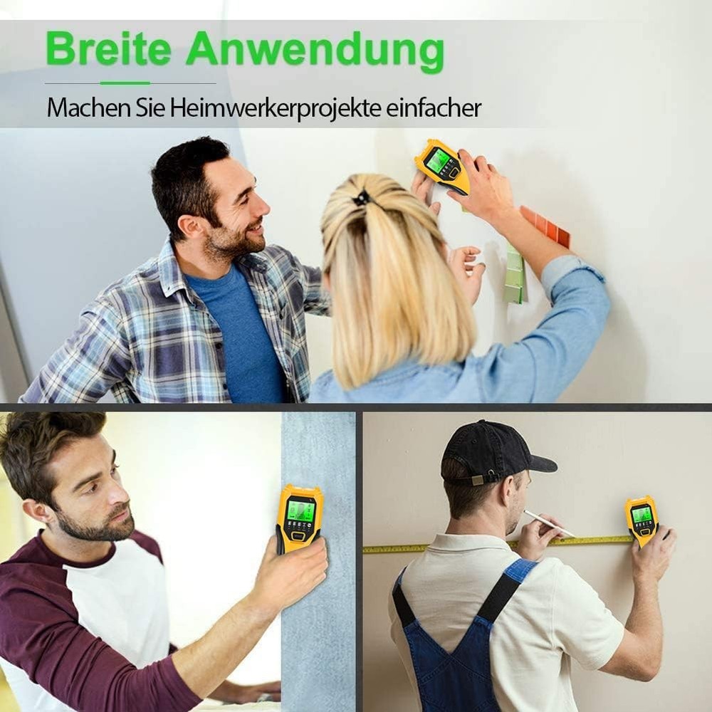 Stud Finder Wall Scanner 5 in 1 Multifunctional Upgraded Smart Wall Scanner, ...