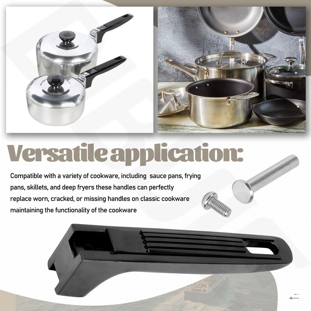 Cookware Pot Replacement Handles Compatible with Magnalite, Wagner Ware, GHC,...