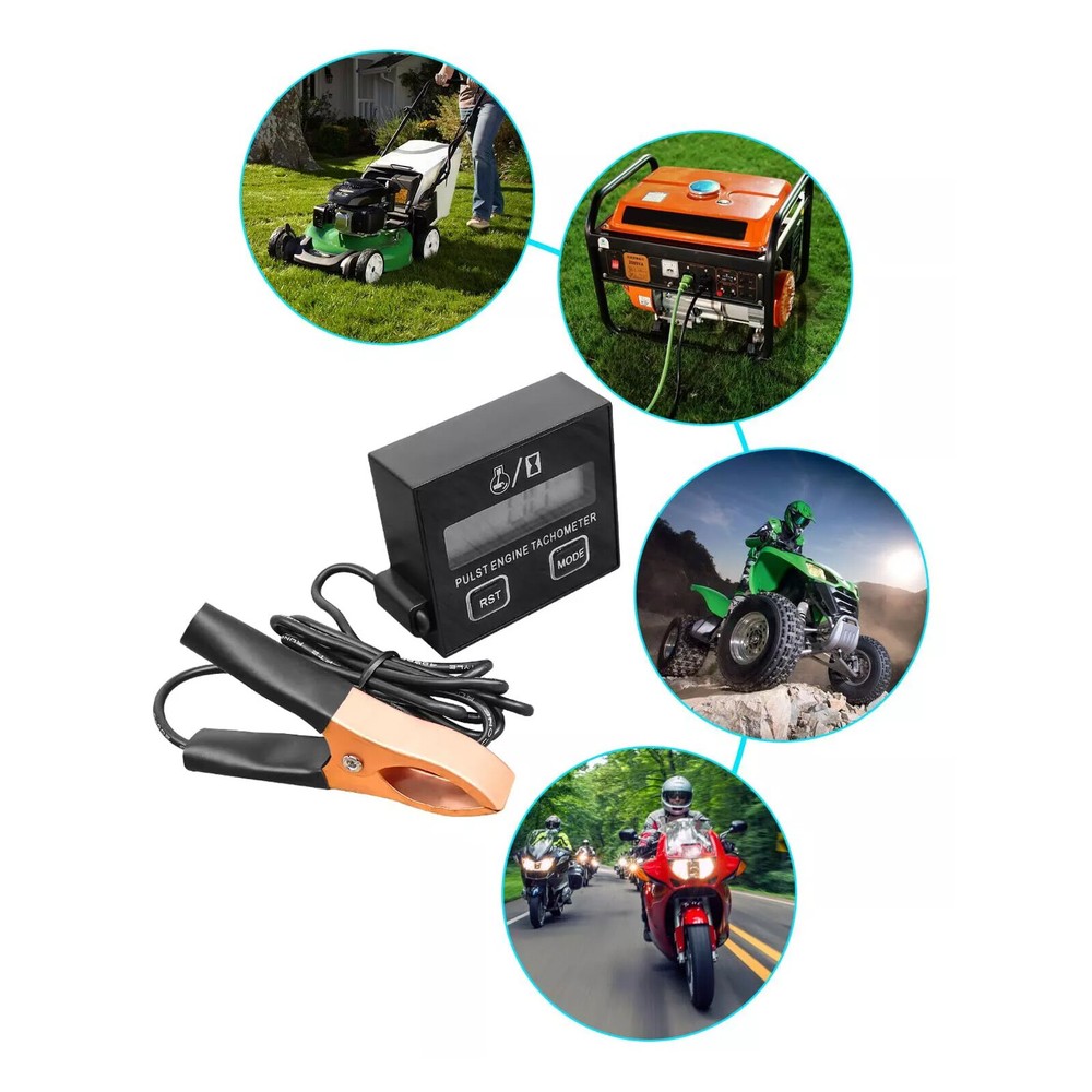 Digital Tachometer Small Digital Engine Tachometer Inductive Tachometer Digit