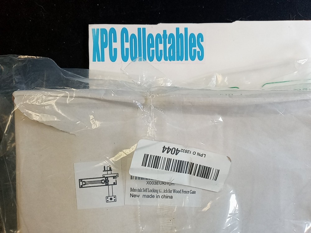 BD Metals Self-Locking Gate Latch Post Mount Automatic Gravity Lever Wood Fence