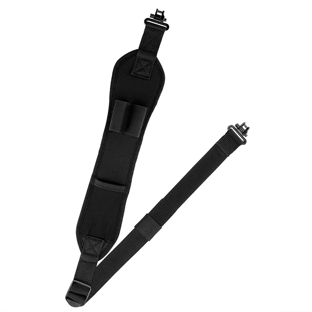Shotgun Sling with Shell Holder,Adjustable Shoulder Padding Strap with Swivels