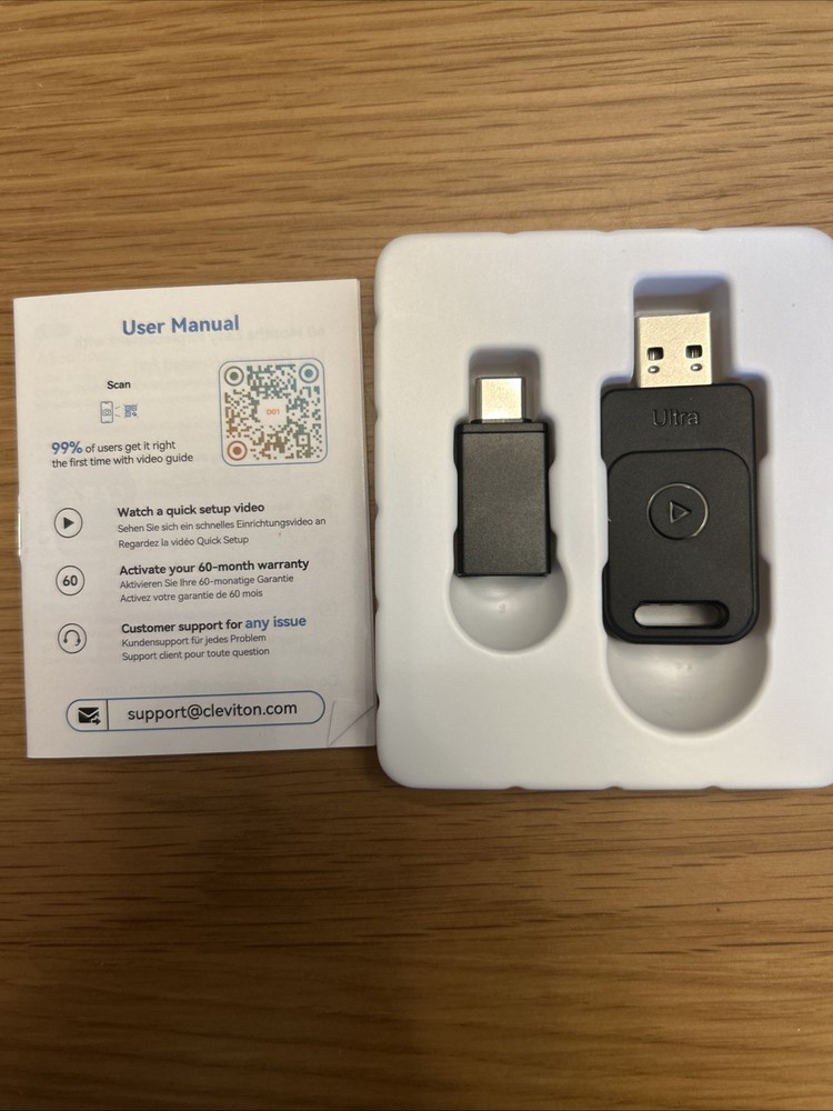 Wireless CarPlay Adapter USB Dongle For iPhone Apple Wireless Carplay Plug &Play