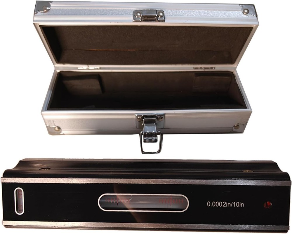 8" Precision Level Tool - Ultra Accurate 0.0002" for Machinists & Toolmakers