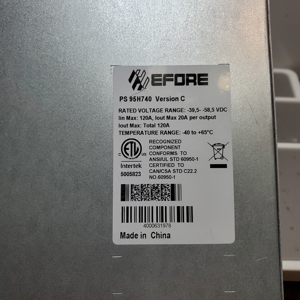 Ericsson PDU 01 04 BMG 980 336/7 Power Distribution EFORE PS 95H740 Version C