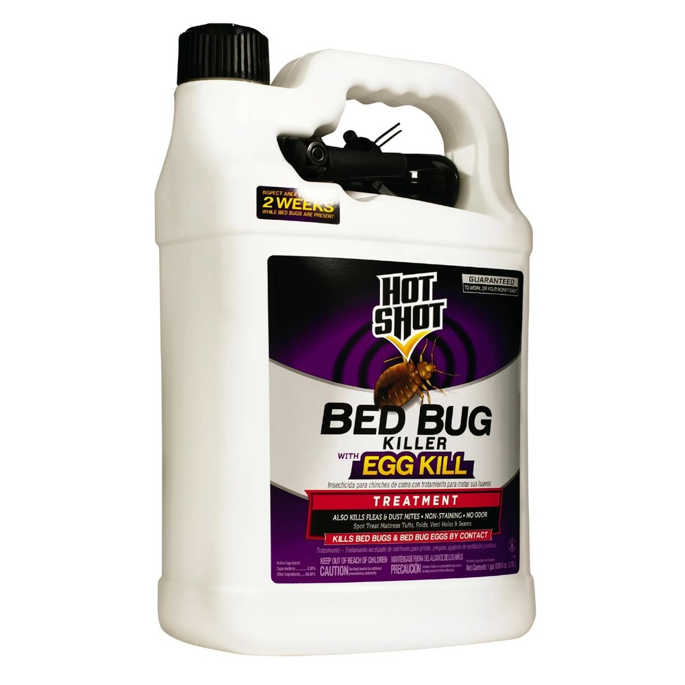 Bed Bug Killer With Egg Kill 1 Gallon, Ready-To-Use, Non-Staining Spray Control