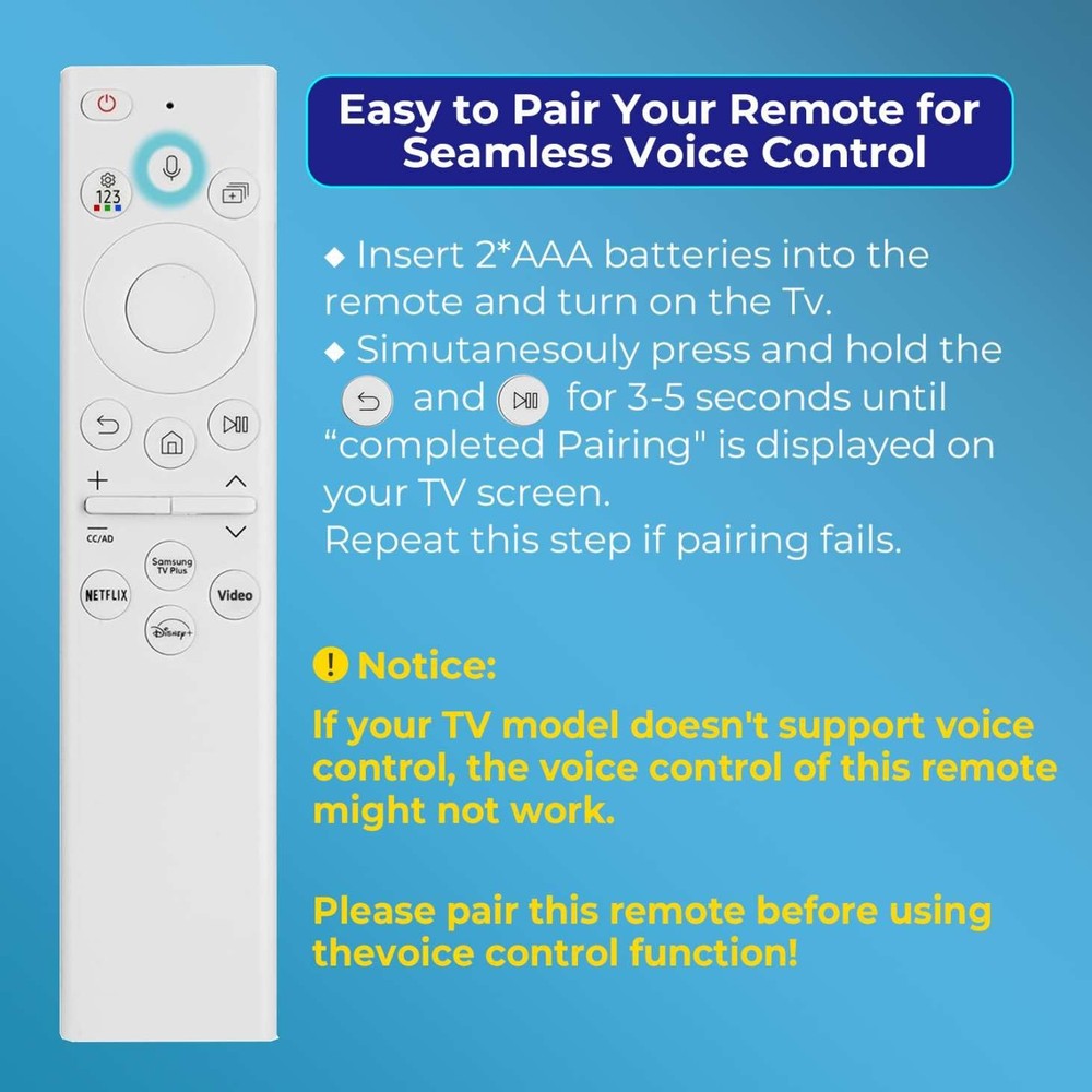 for Samsung Frame TV Remote Replacement, 2018-2024 red
