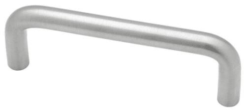 (12 Pack) 3" Steel Wire Pull - Satin Chrome