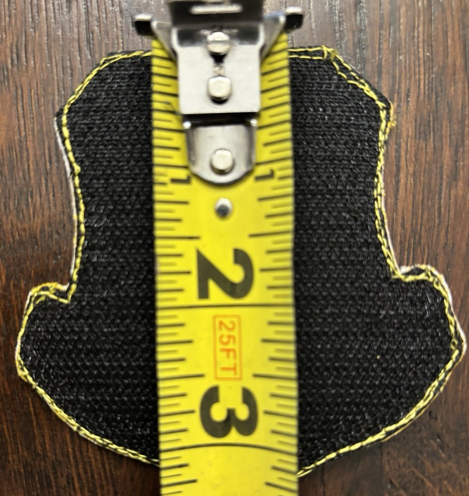 Iraq Army Special Operations Black ~2.5”x3” Patch- Hook Back - New