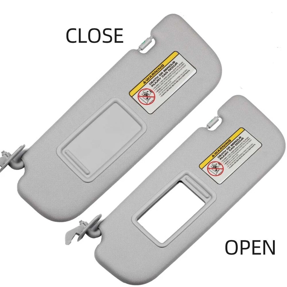 Pair Driver & Passenger Side Sun Visor Pair Set For 2012-2015 Hyundai Veloster