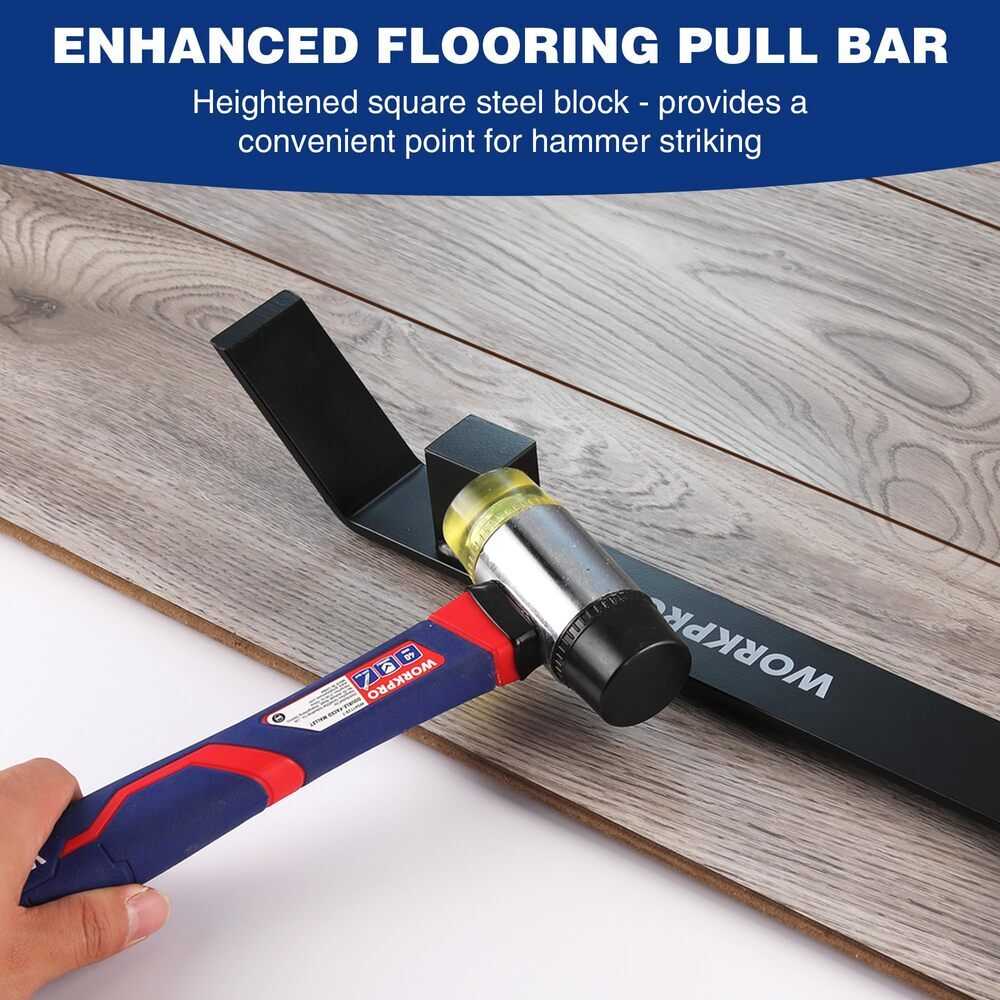 WORKPRO 17-inch Heavy Duty Pull and Pry Bar Professional Pull Bar Flooring Tools