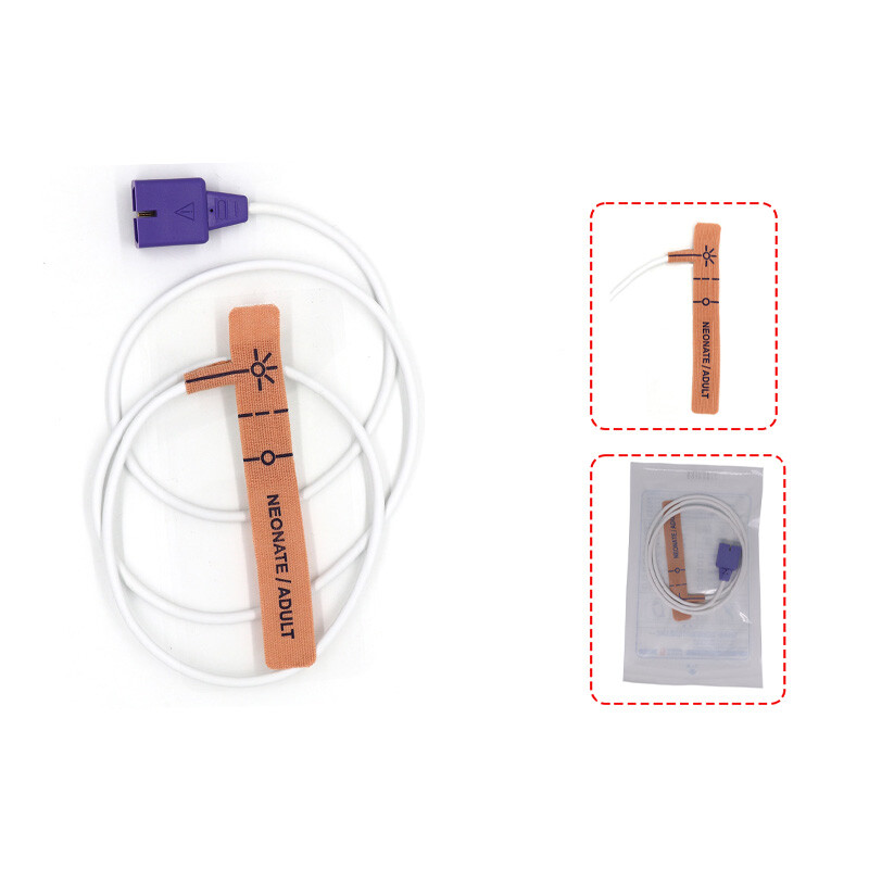 10x Compatible For  SpO2 Sensor Neonate/Adult wrap Type-Same Day Shipping