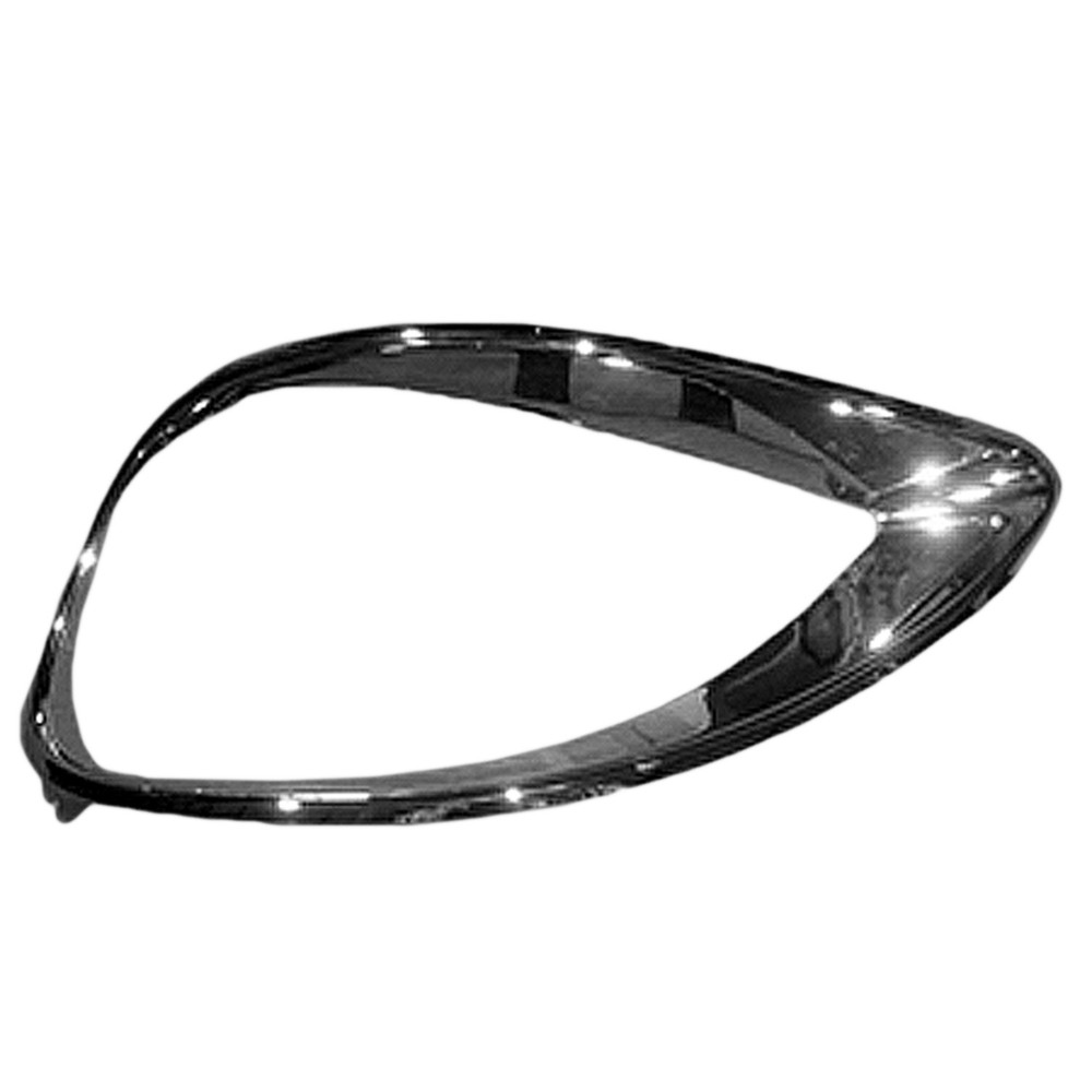 DRIVER SIDE HEAD LIGHT BEZEL CHROME; 01-09 FREIGHTLINER COLUMBIA