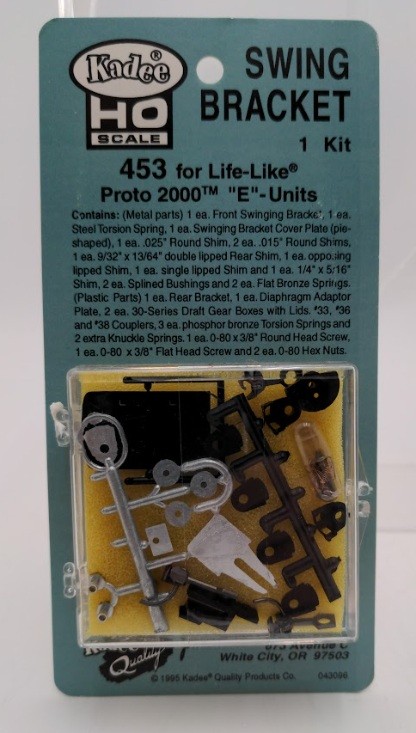 Kadee 453 HO Swing Bracket Kit for Life-Like Prototypes 2000 E Units