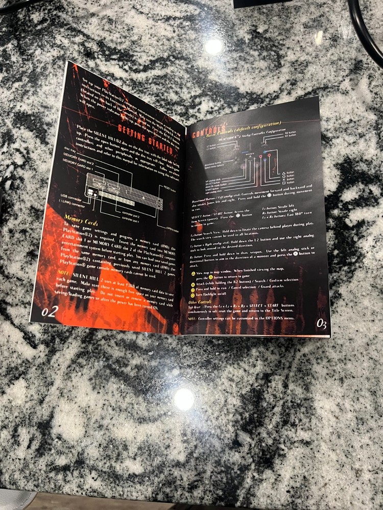 Silent Hill 2 PS2 Manual