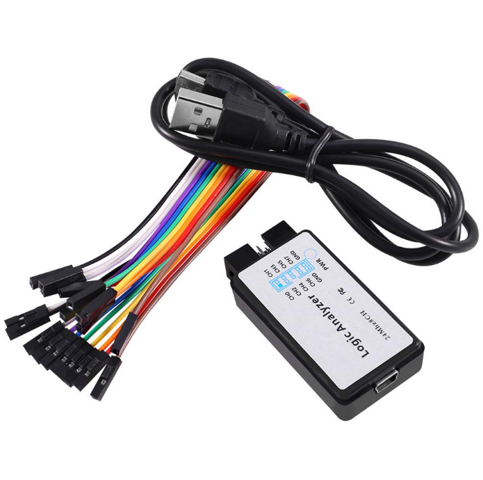 USB 24MHz 8CH 24MHz Logic Analyzer Device Set USB Cable For ARM FPGA M100 Set
