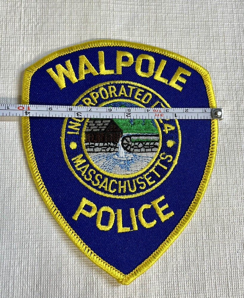 Walpole Massachusetts vest patch obsolete