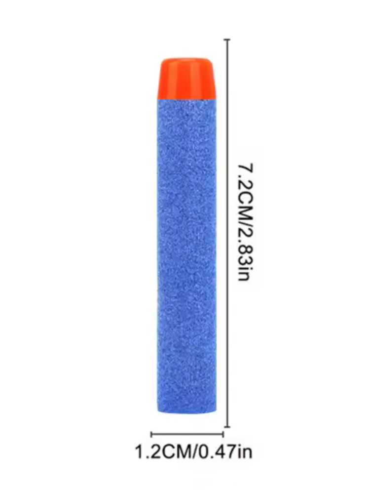 100x Foam Dart Refill Pack - LIGHT BLUE - Nerf Compatible