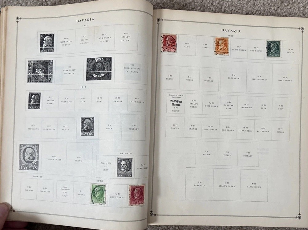 International Junior Postage Stamp Album 1930 Including Stamps