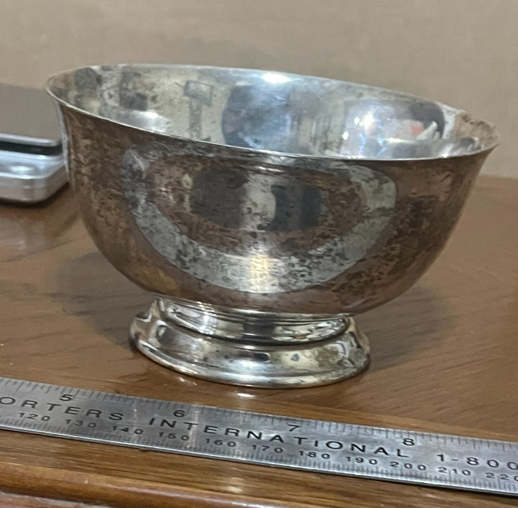 Vintage Gorham  Sterling 41656Paul Revere Bowl  Award   150g