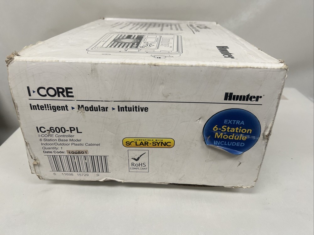 Hunter IC-600-PL I-Core 6 Station Irrigation Controller
