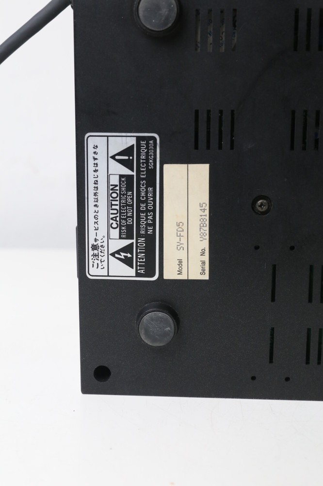 Technics Digital (Floppy) Disk Recorder SY-FD5 - Untested