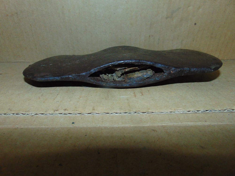 Very Old Double Edged Axe Head "Knot Klipper"