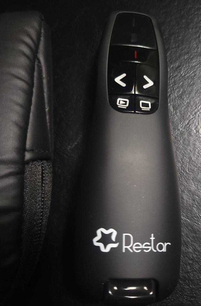 Restar Wireless Presenter With Laser Pointer NO BATTERIES