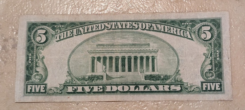 **STAR** $5 1934-A Five Dollar Note Silver Certificate!!!!!