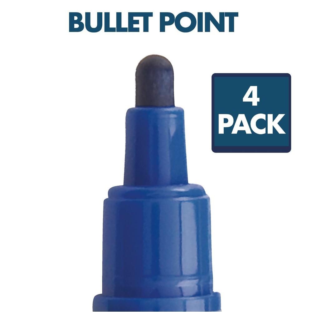 Quartet EnduraGlide Chisel Tip Dry-Erase Markers: Black, Chisel / 12-pack