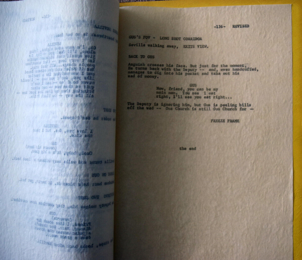 "Now" Original (Writer's Draft Written on a Typewriter) Scrip