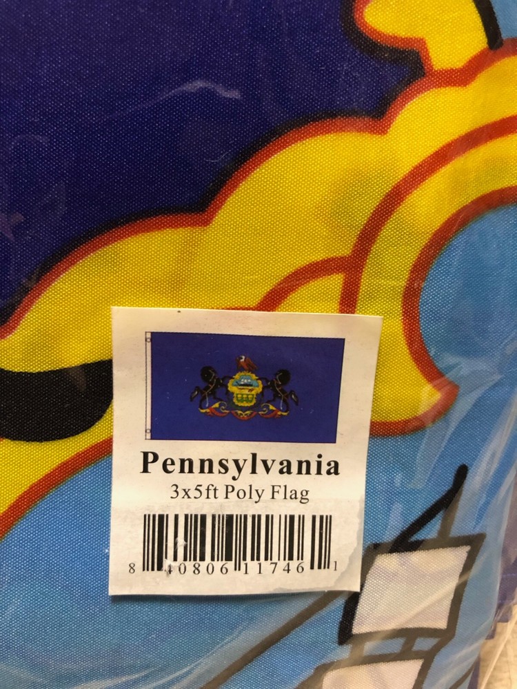 Pennsylvania State Flag 3x5 Feet Printed Polyester