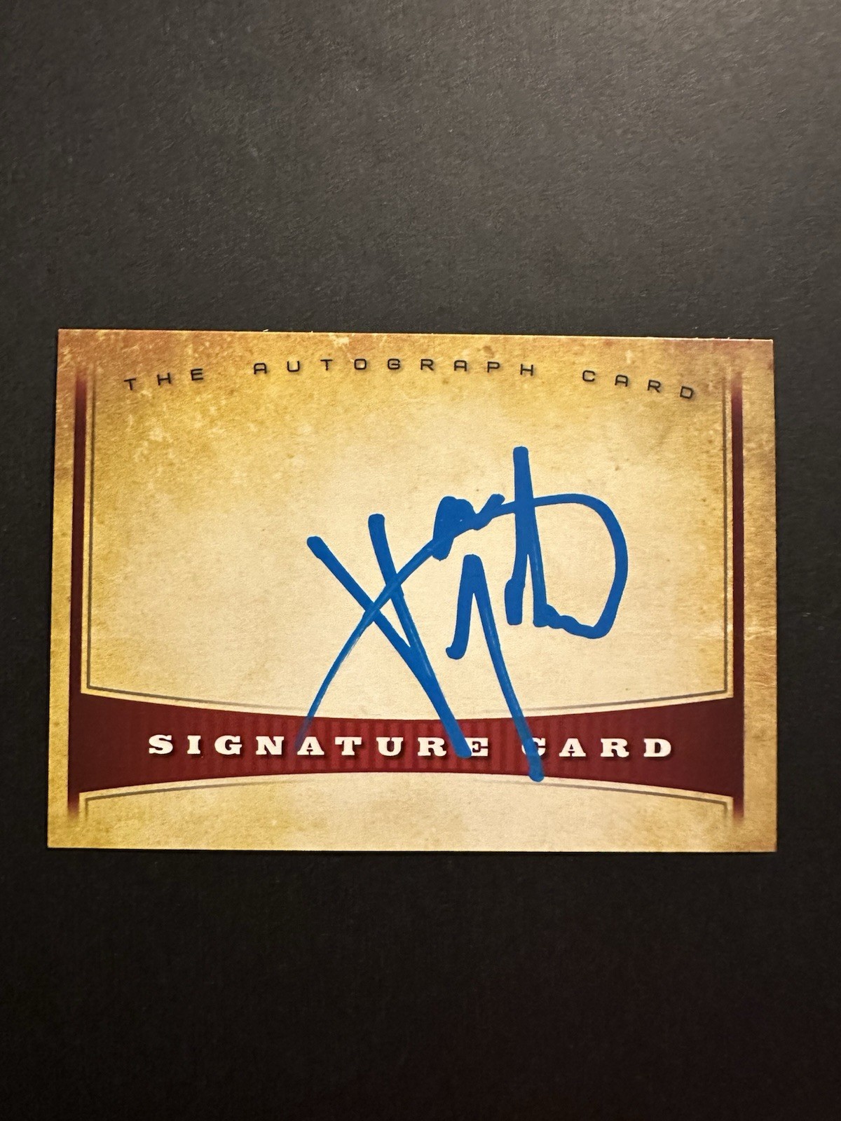 JAMES MARSTERS  SPIKE BUFFY THE VAMPIRE SLAYER  SIGNED AUTOGRAPH CARD IN PERSON