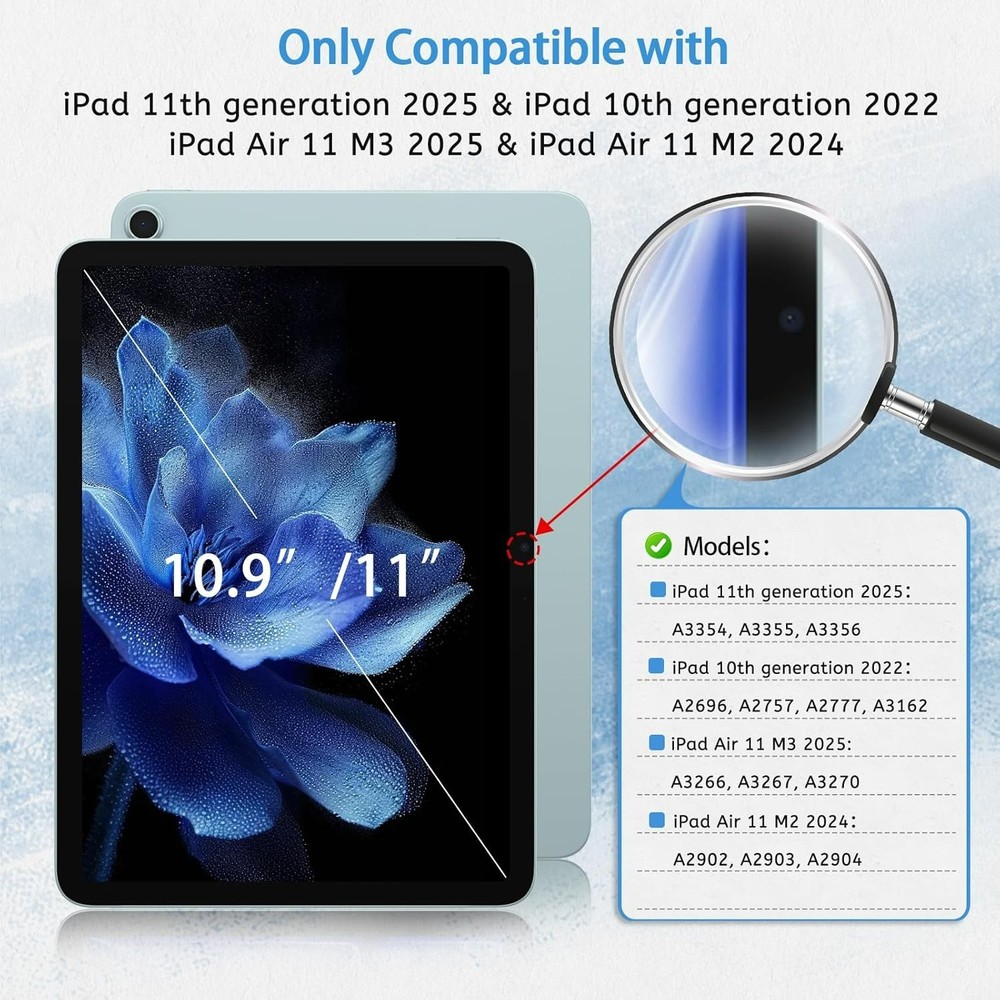 2 Pack Paperfeel Screen Protector Compatible with iPad A16 11th / 10th Genera...