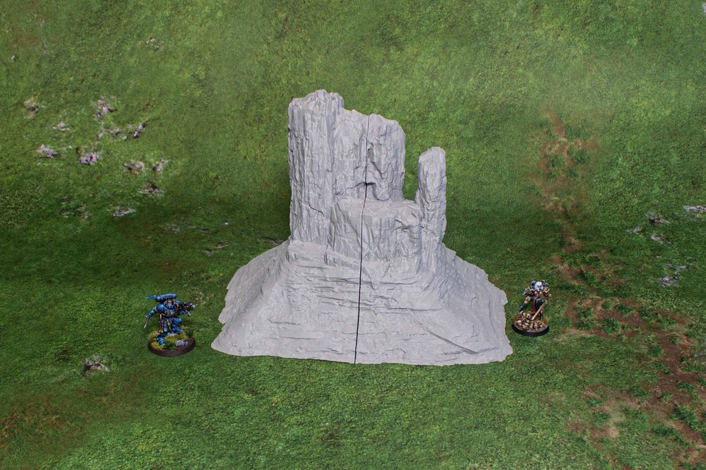 Desert Mountains - 3d printed Tabletop Terrain Scenery for 28mm Wargaming