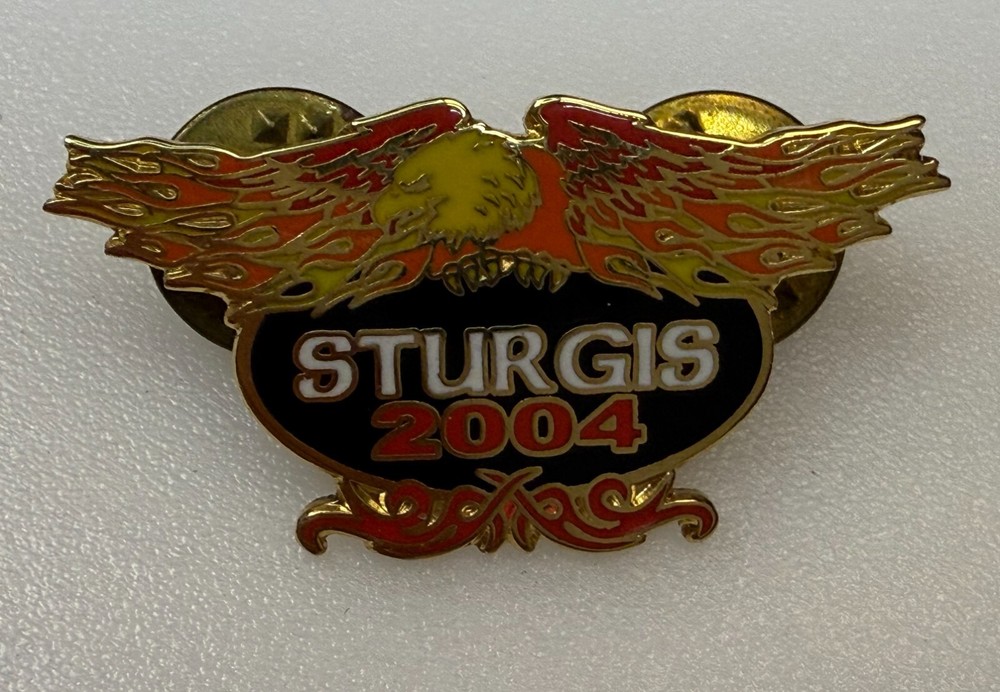 STURGIS 2004 Eagle Logo Motorcycles Jacket Vest Pin