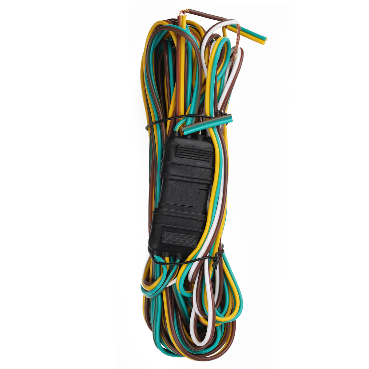 25' 4 Pin Flat Trailer Wiring Harness Kit Wishbone Style for Trailer Tail Lights