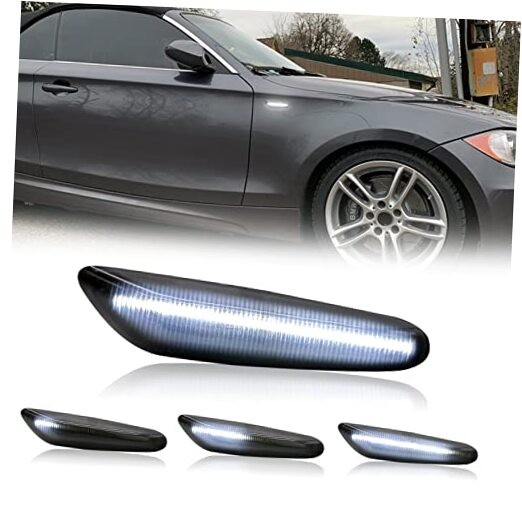 Front Sequential LED Side Marker Light Replacement For 2003-2013 E60/E61