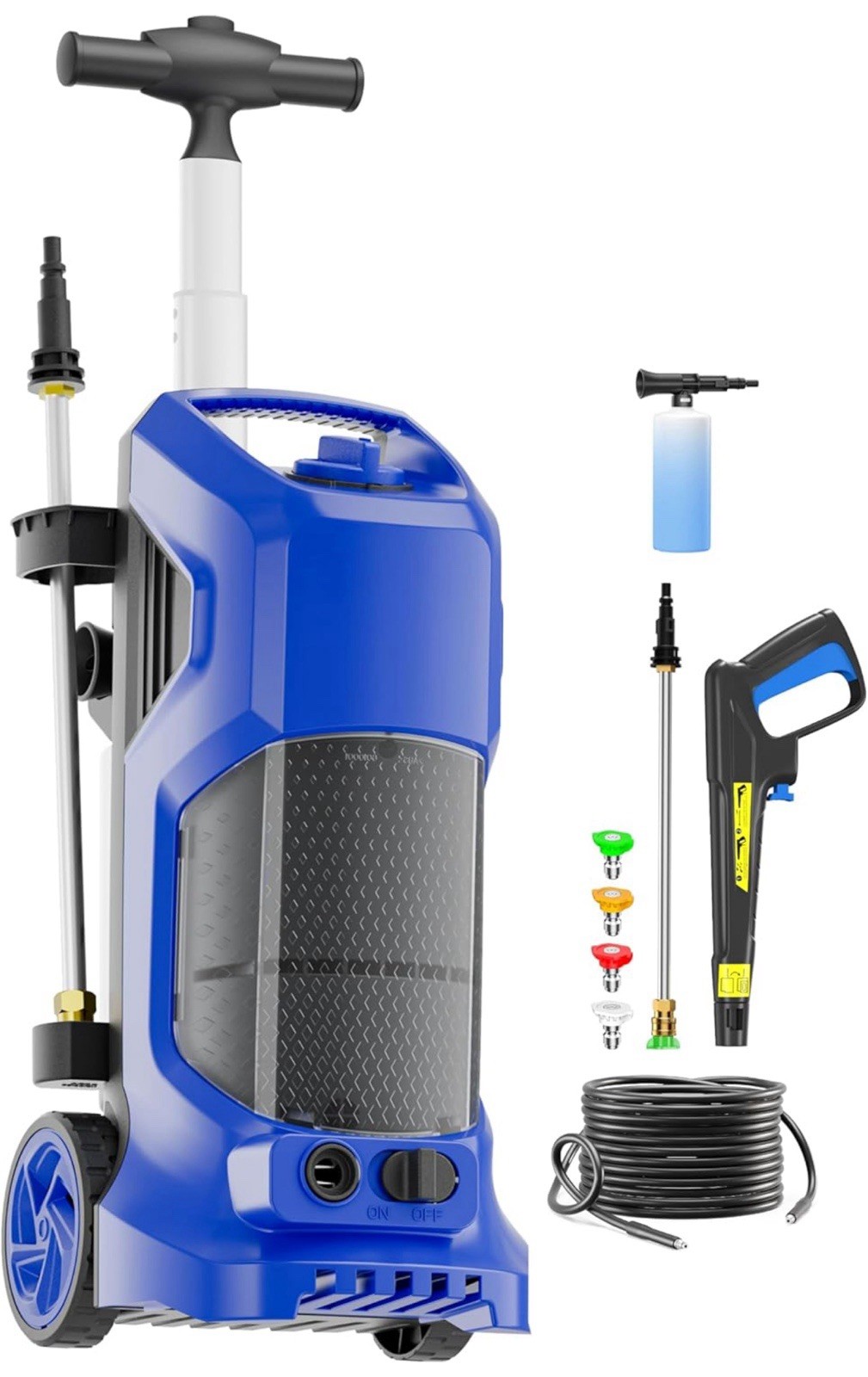 Electric Pressure Washer 4800PSI-Max 3.0GPM Pressure Washer with 4 Nozzles