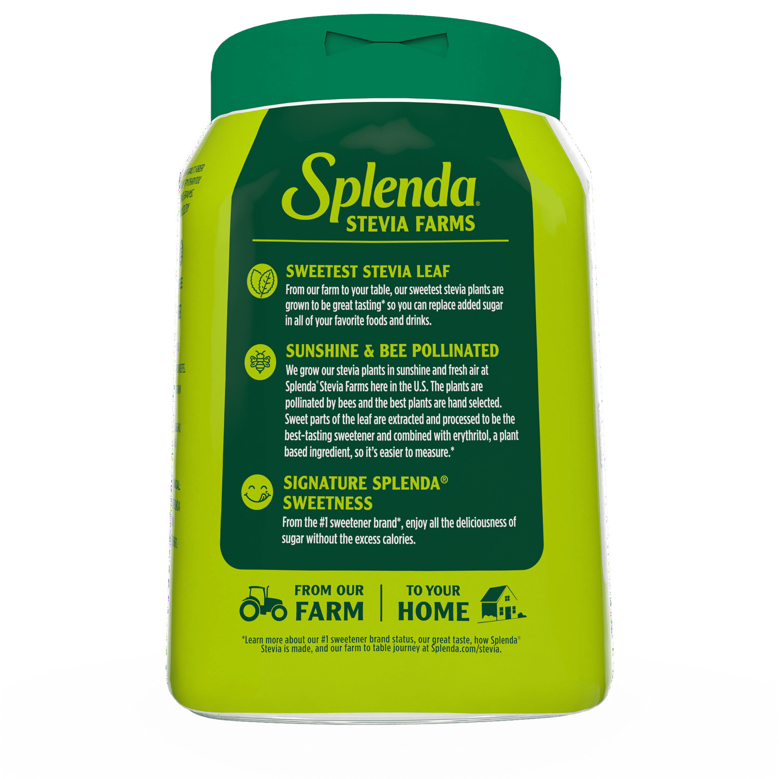 Splenda Stevia Sweetener Jar, 19oz