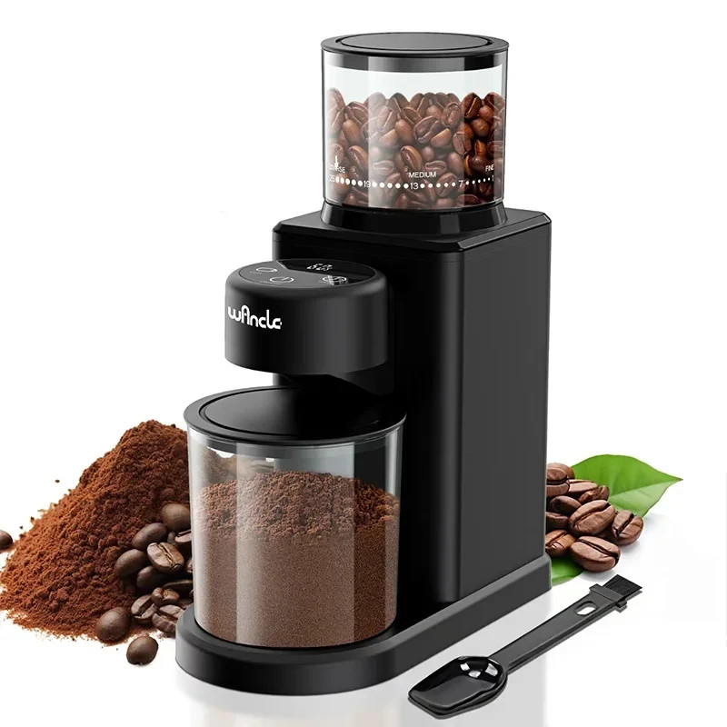 Automatic Conical Burr Coffee Grinder Touchscreen Coffee Bean Grinder 25 Setting