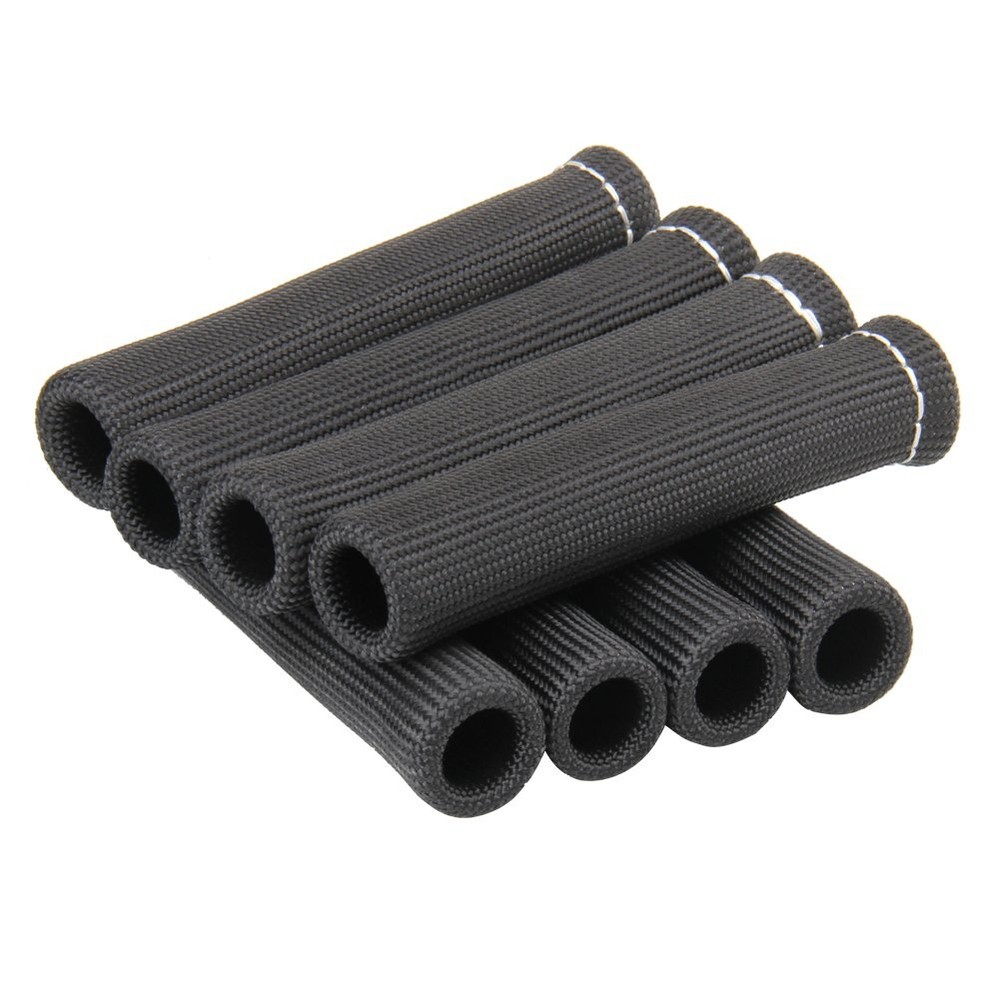 8PCS Spark Plug Heat Protector Insulating Fire Sleeve Spark Plug Wire Protector