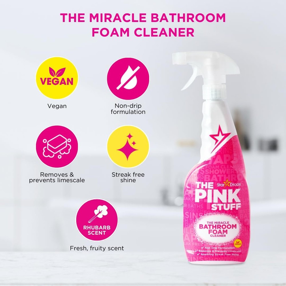 Stardrops - The Pink Stuff - The Miracle Cleaning Paste, Multi-Purpose Spray,...