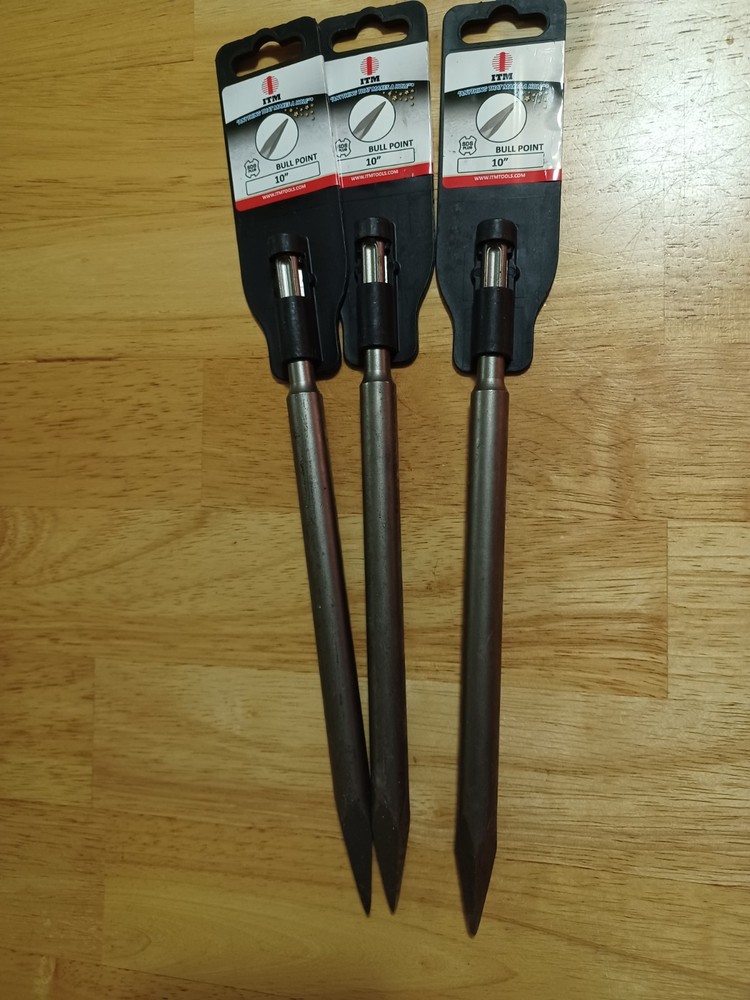 3 ITM 3100BP SDS-Plus  10" Bull Point Chisel
