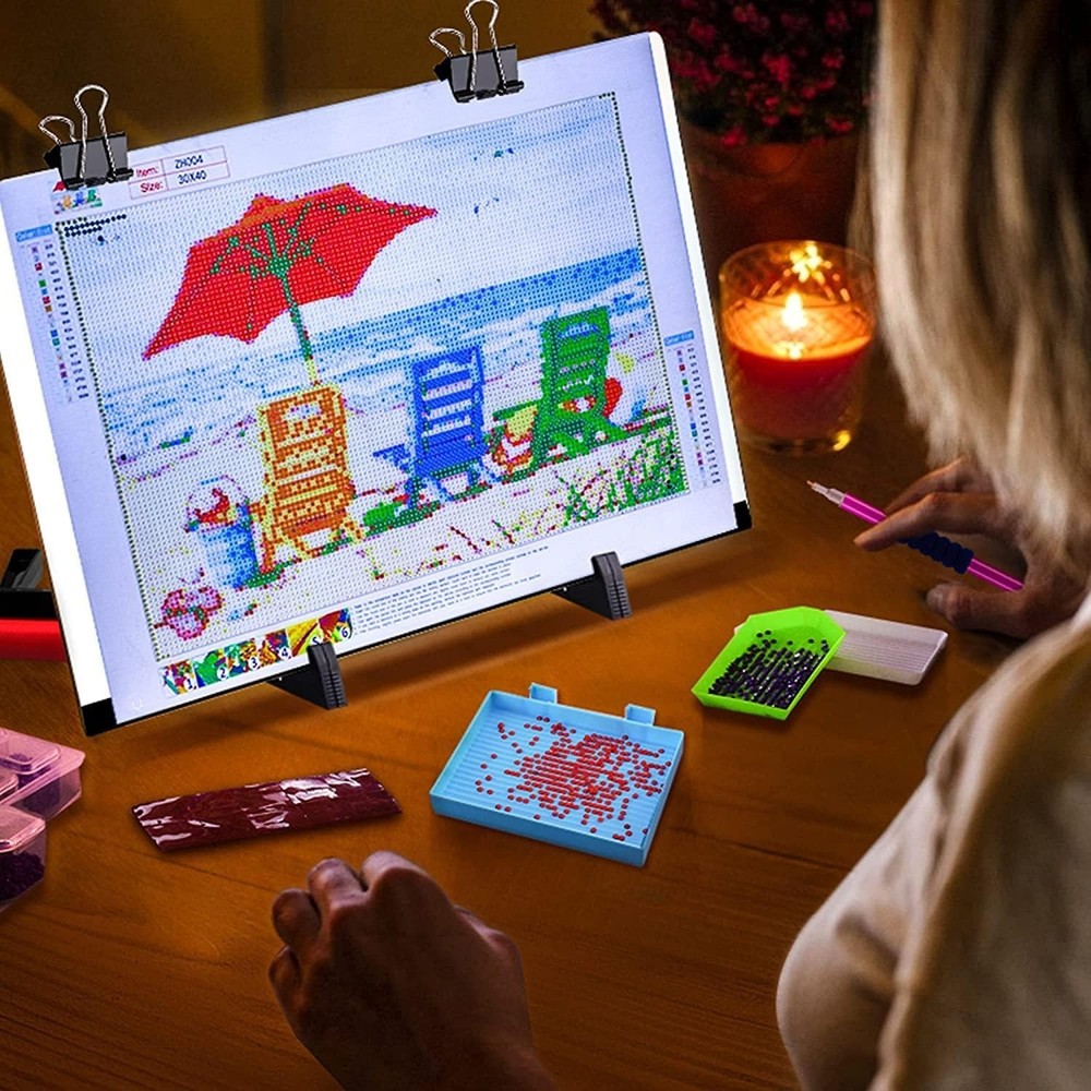 Diamond Art Light Board Kit with Storage Case