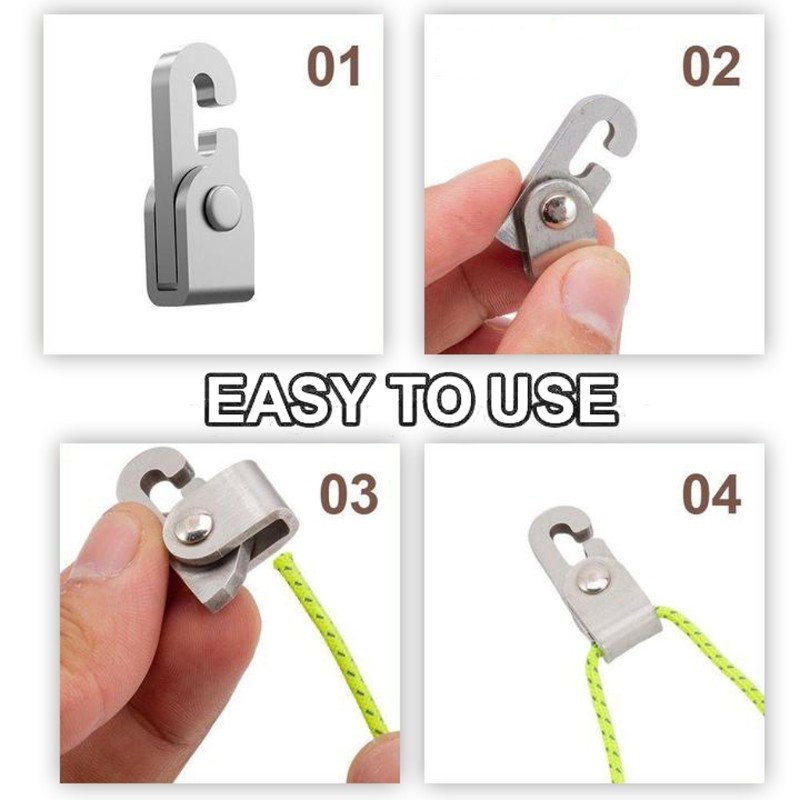Compacts Outdoor Locking Device Light weight Heavy Type Backpacking Clip