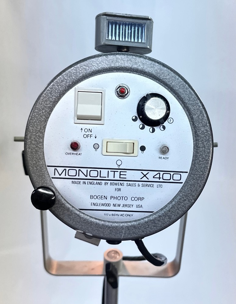 Bogen Monolite X400 Studio Strobe Flash Head & Bowens MK3 Monocell Plug-in Slave