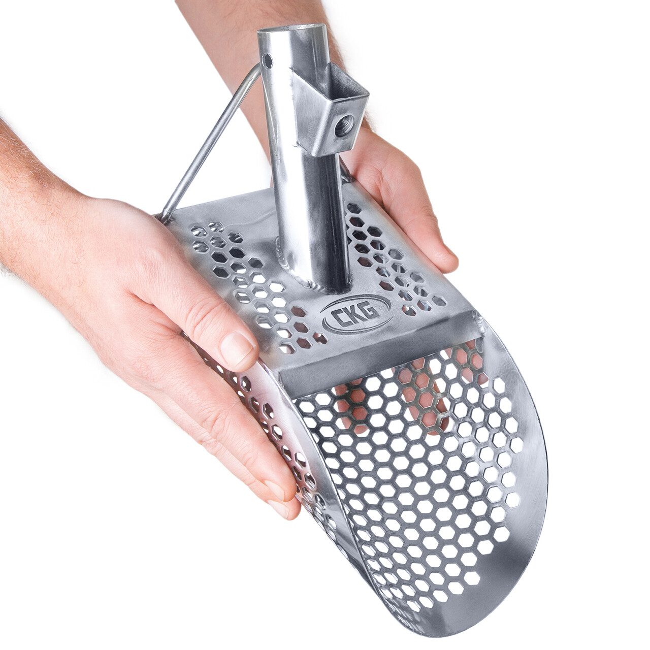 CKG Sand Scoop Metal Detecting Shovel Beach Water Detector Sifting Tool Handle