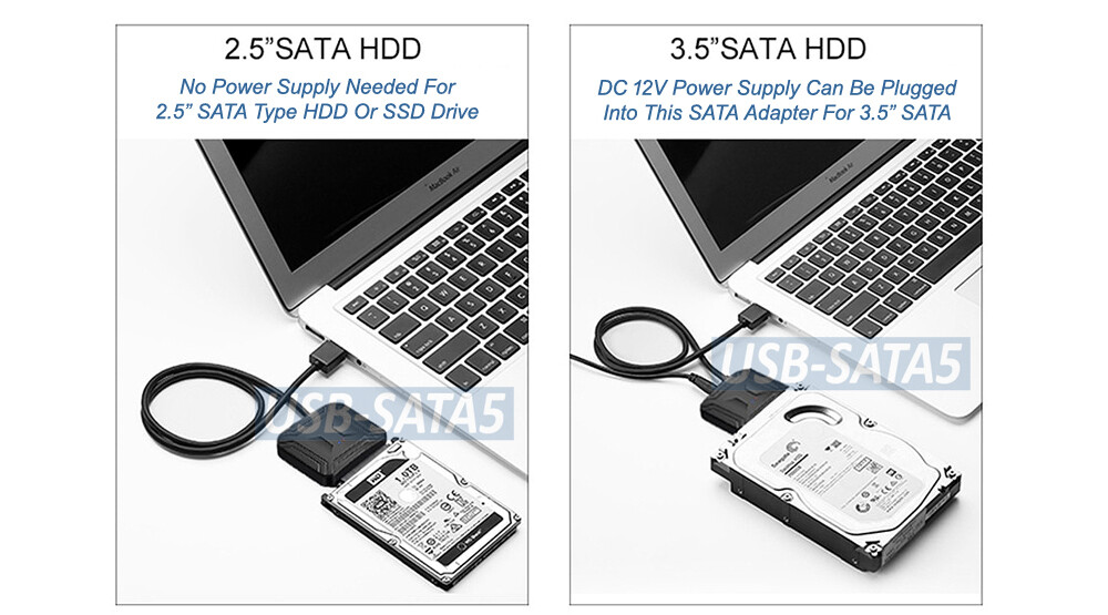 USB 3.0 To SATA HDD Drive Adapter Cable Dongle