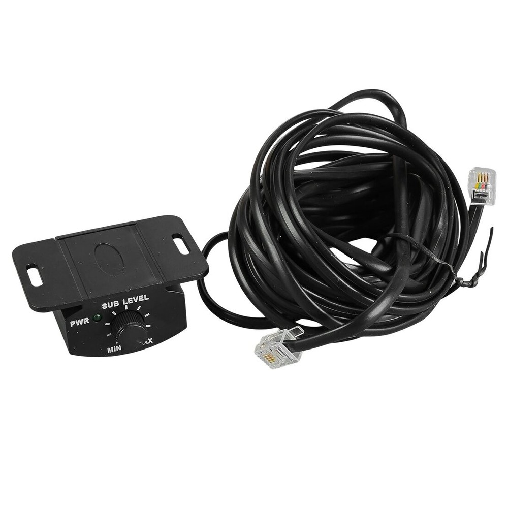 Car Subwoofer Speaker Amplifier Bass Knob Volume Control with 5m Cable 1pc