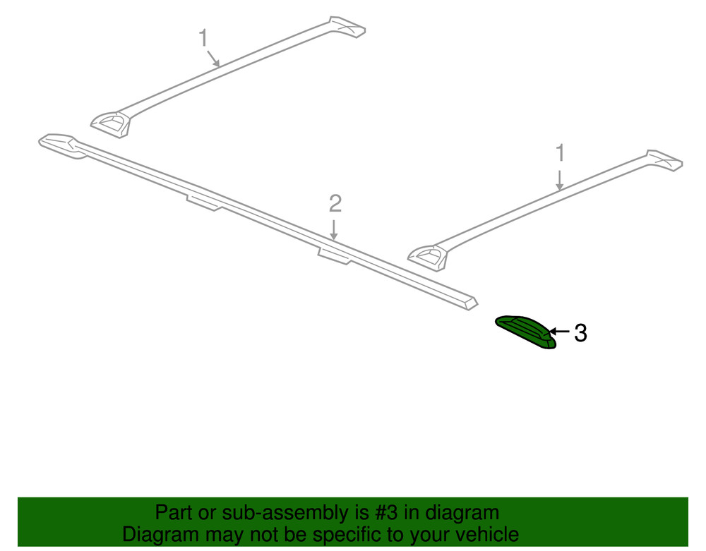 Genuine GM Rail Support 15171715